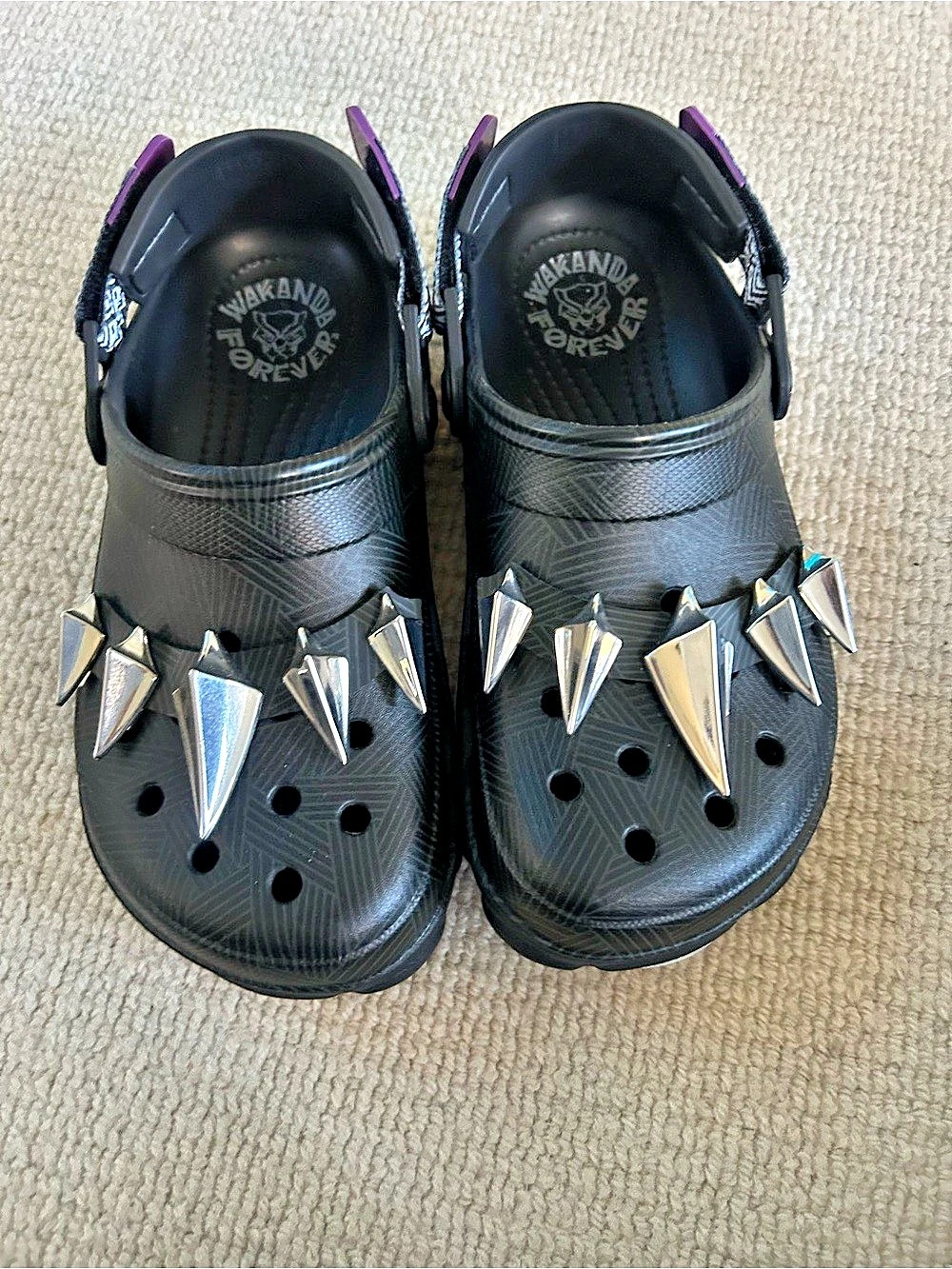 Crocs Black Panther Classic All-Terrain Clog Black Men US 4